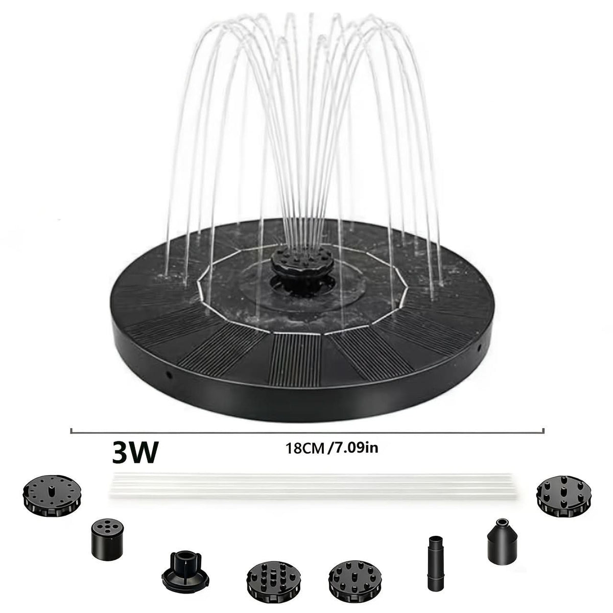 SUNSPARK – Eco-Friendly Solar Fountain Pump for Your Garden