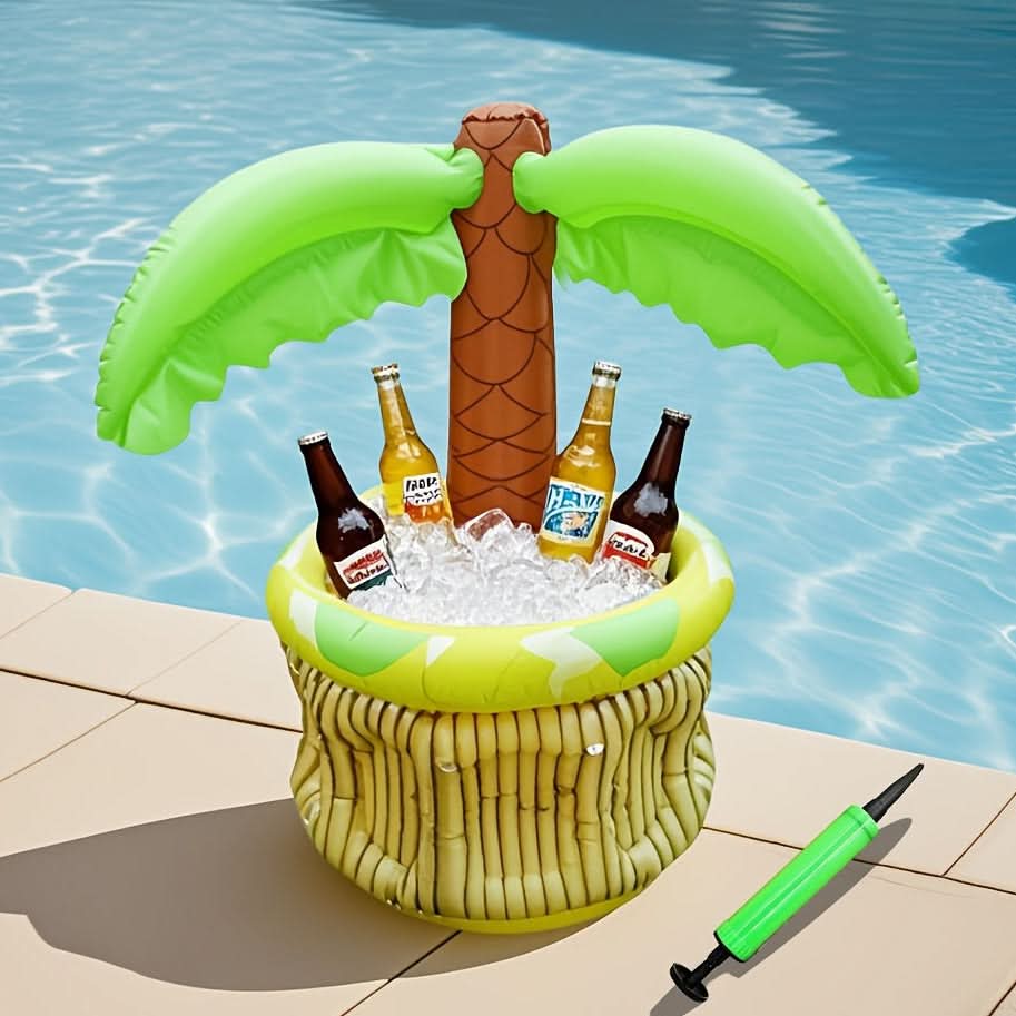 Tropical Paradise Inflatable Beer Cooler for Memorable Gatherings
