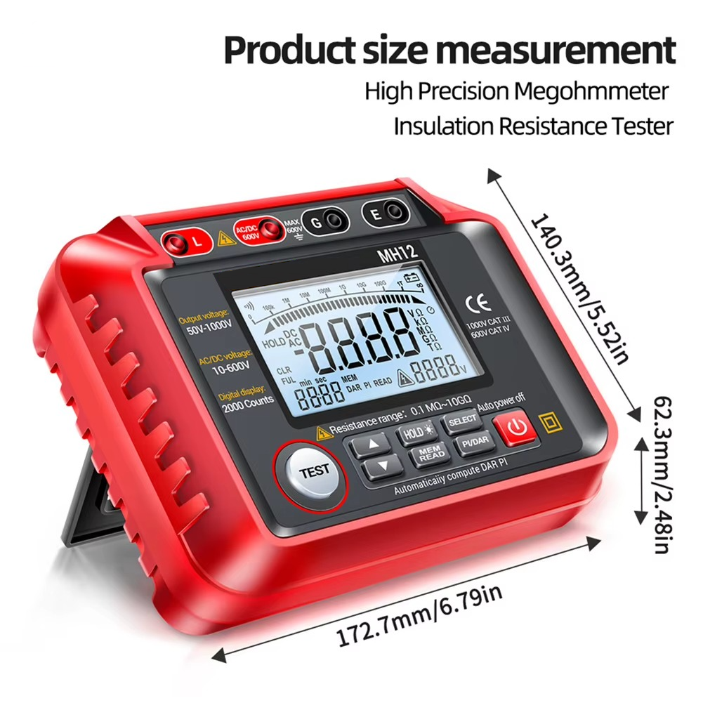 Precision Insulation Resistance Tester with Advanced Features