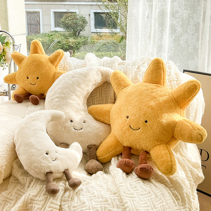 Celestial Dreams Plush Cushion – Cozy Velvet Pillow for Home