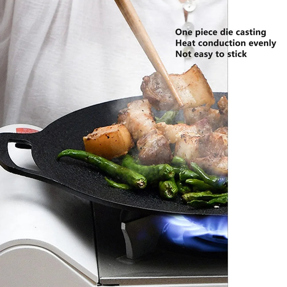 Versatile Non-Stick Cooking Pan for Indoor and Outdoor Use