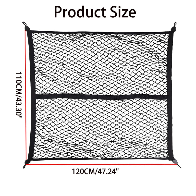 Heavy-Duty Vehicle Cargo Organizer Net