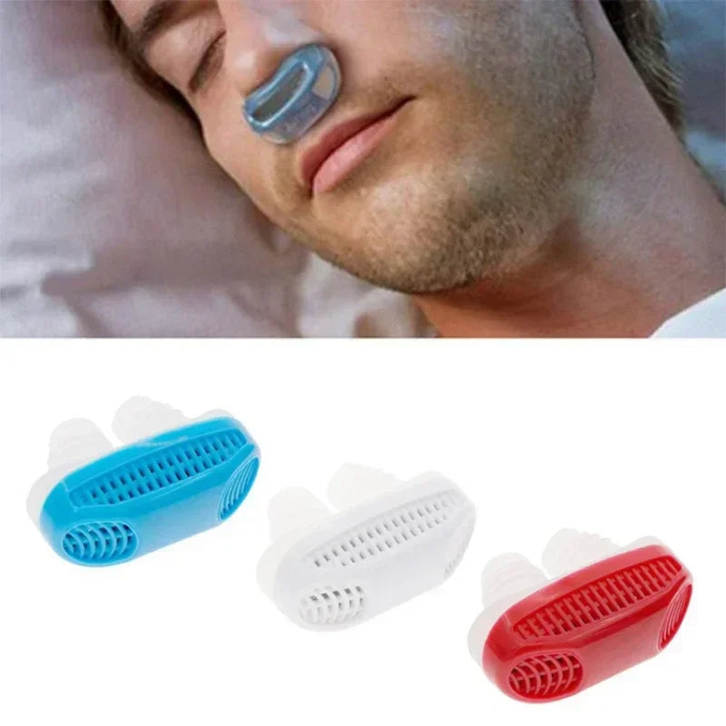 Dual-Function Snore Relief and Air Purifier Nasal Clip