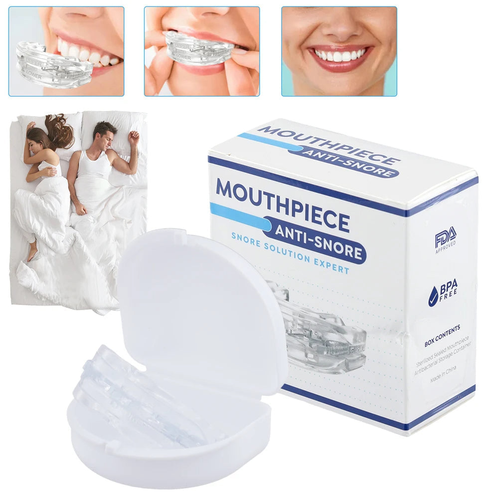 Comfortable Snore Relief Mouthpiece with Travel Case