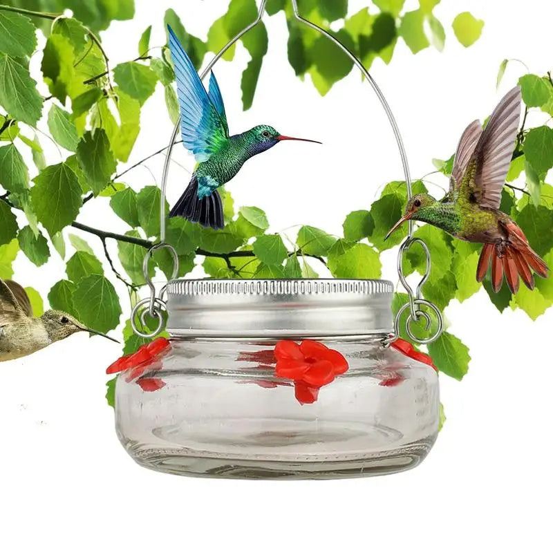 Charming Floral Hummingbird Dining Station