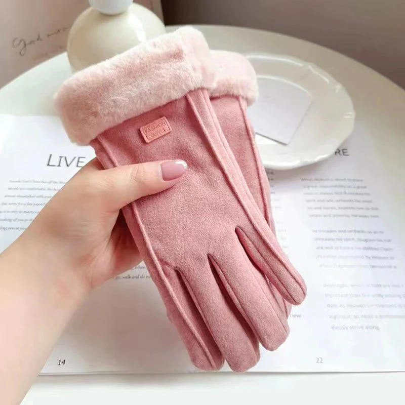 CozyTech Women's Winter Touchscreen Gloves – Insulated Comfort