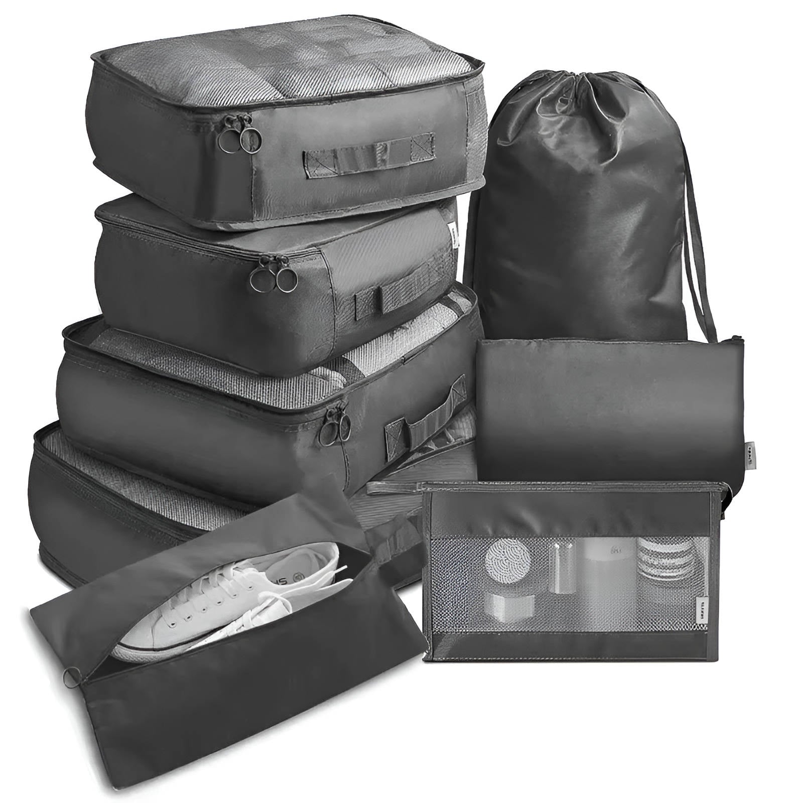 Ultimate Travel Storage Set with 7 Versatile Cubes