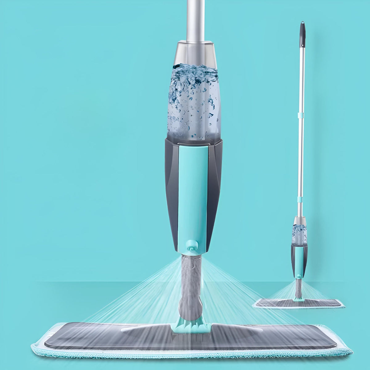 Effortless Cleaning Spray Mop with Precision Control