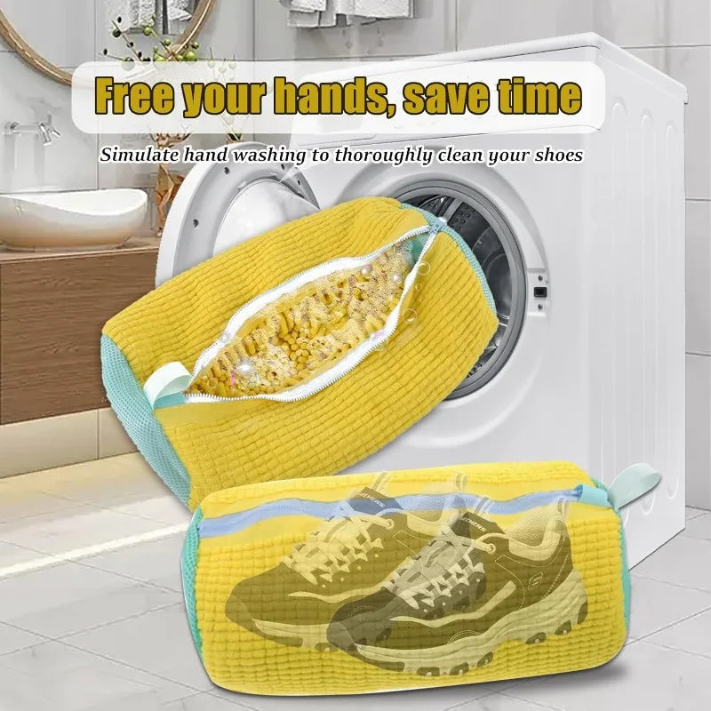 2-Pack Protective Shoe Wash Bags for Laundry Care