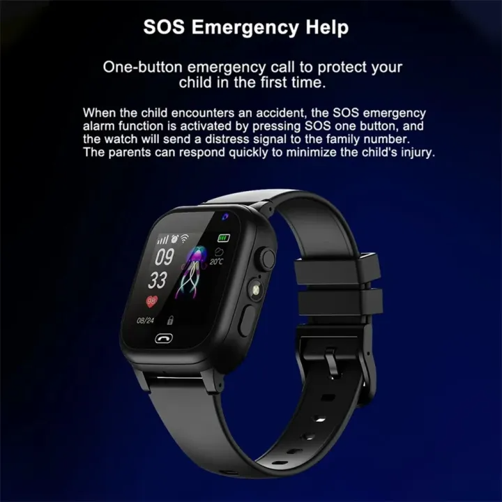 KidConnect Pro GPS Watch – Stay Safe with Real-Time Tracking