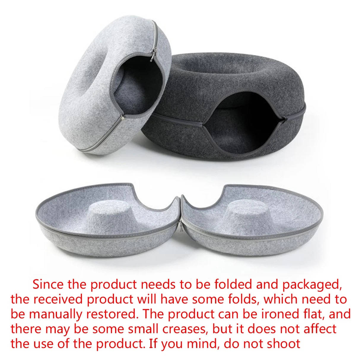 Cozy Cat Hideaway Bed with Dual Nest Design