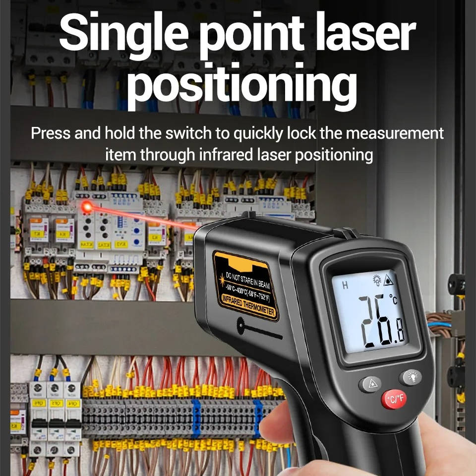 Precision Infrared Temperature Gun for Effortless Cooking