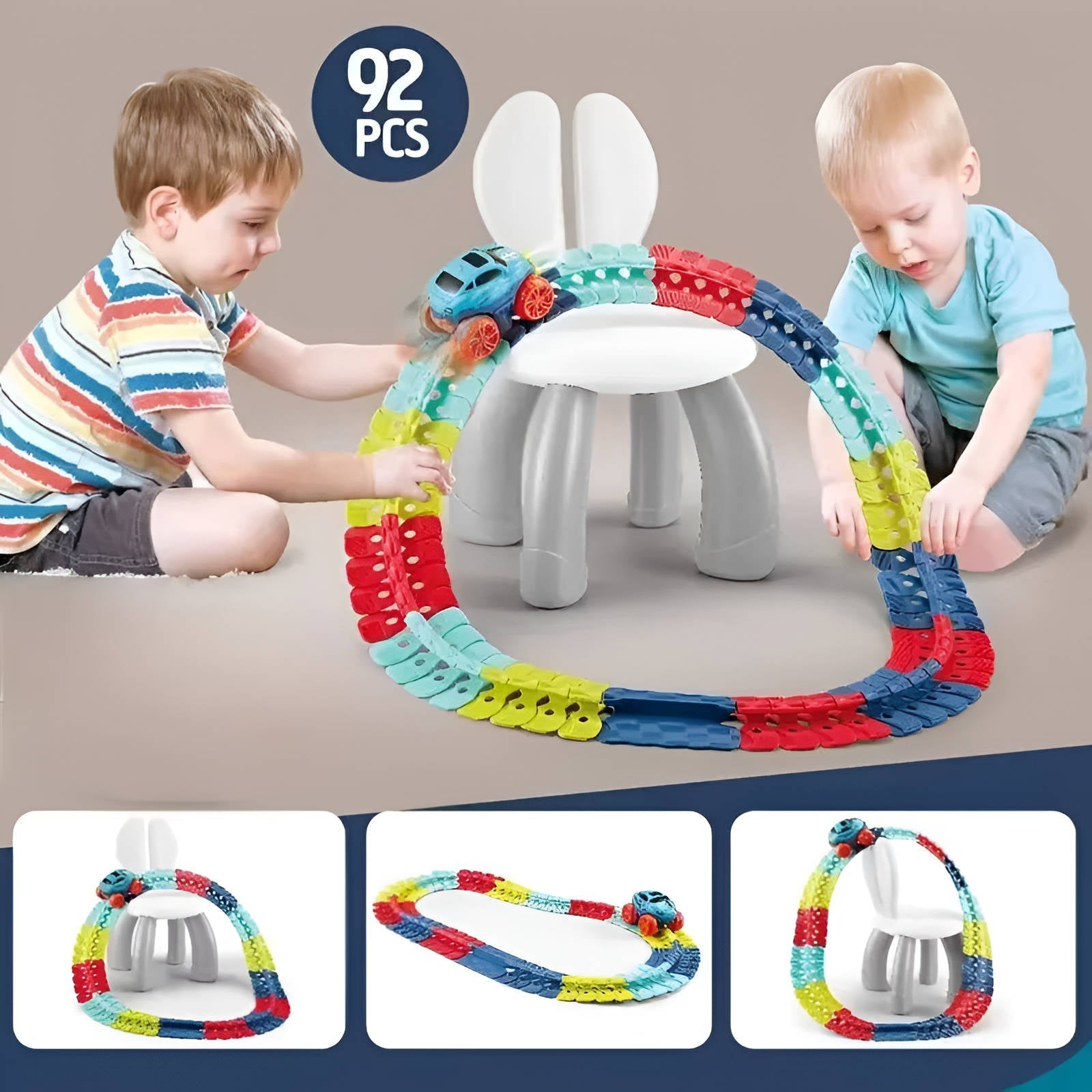 Gravity-Defying Race Circuit for Young Innovators