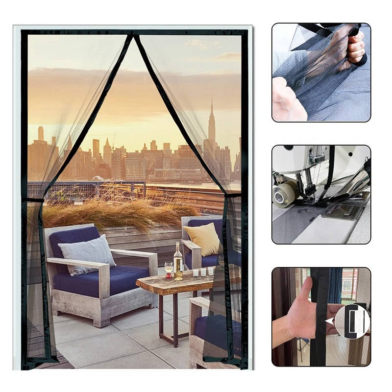 Custom Fit Magnetic Insect Barrier for Doors