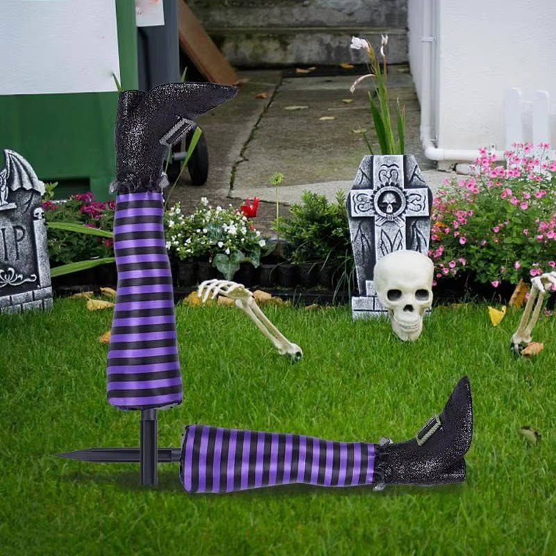 Spooky Legs Halloween Yard Decor