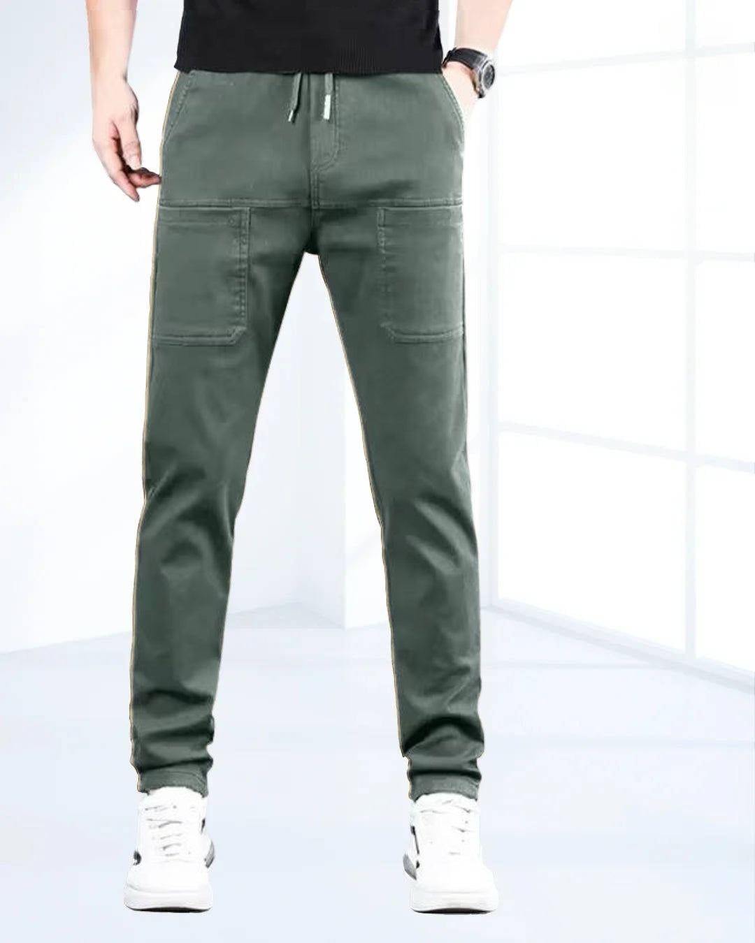 Men's FlexFit Utility Pants with Multiple Pockets