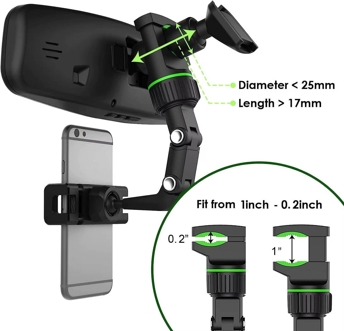 Versatile Car Phone Mount for Hands-Free Convenience
