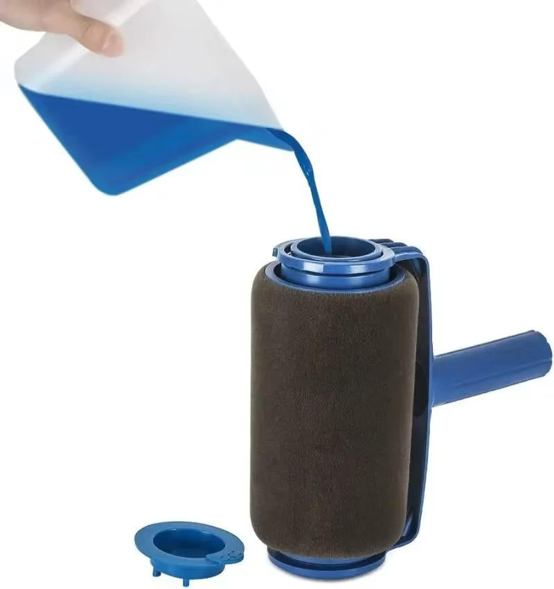 Effortless Paint Roller with Built-in Primer