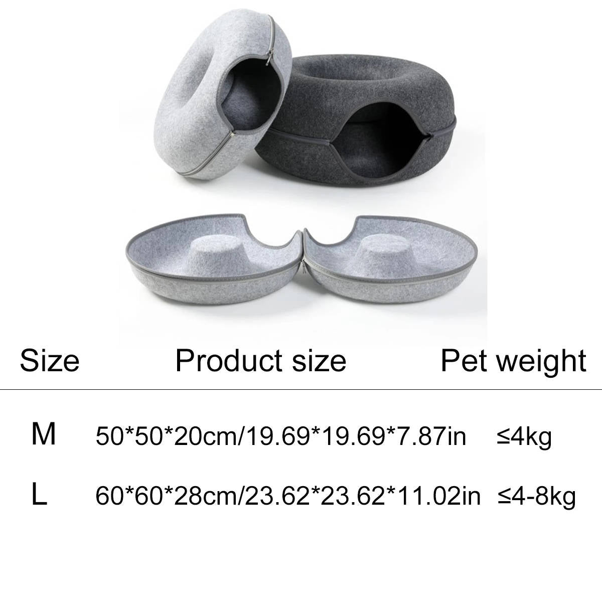 Cozy Cat Hideaway Bed with Dual Nest Design