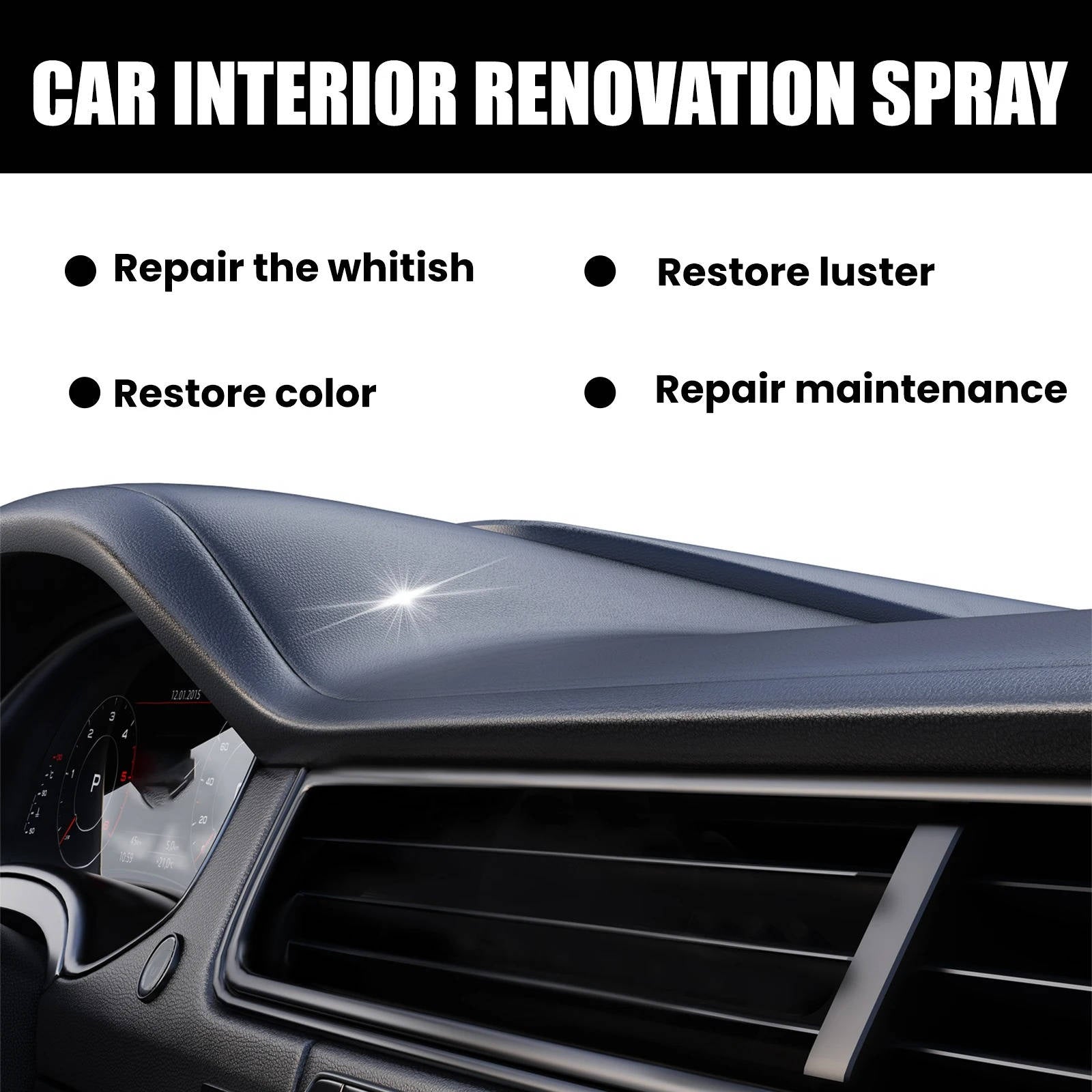 Ultimate Car Interior Care Kit - Set of 3 Bottles