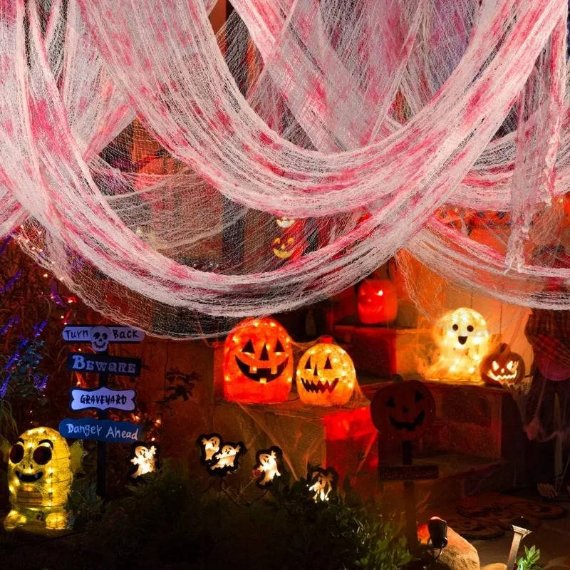 Spooktacular Outdoor Halloween Decoration Cloth
