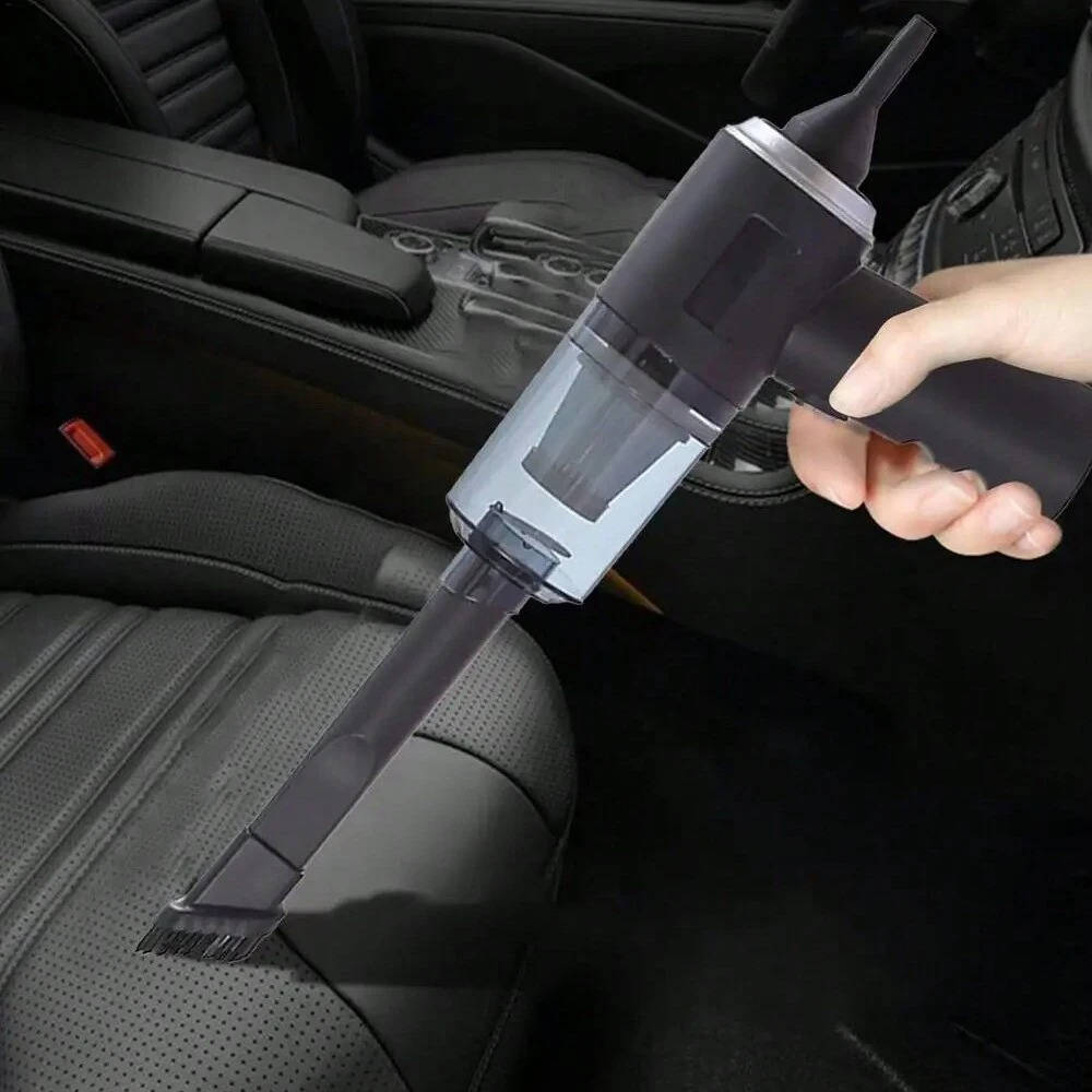Portable Rechargeable Car Vacuum for Effortless Cleaning