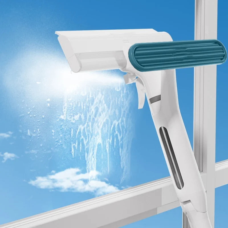 Streak-Free Window Cleaning Mop with Integrated Sprayer