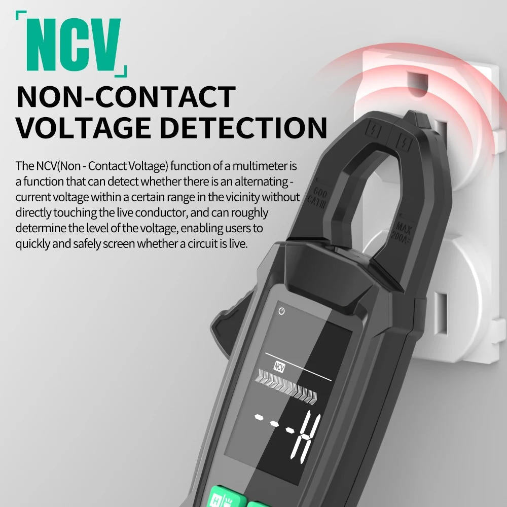 Smart Clamp Meter for AC and DC Voltage Measurement