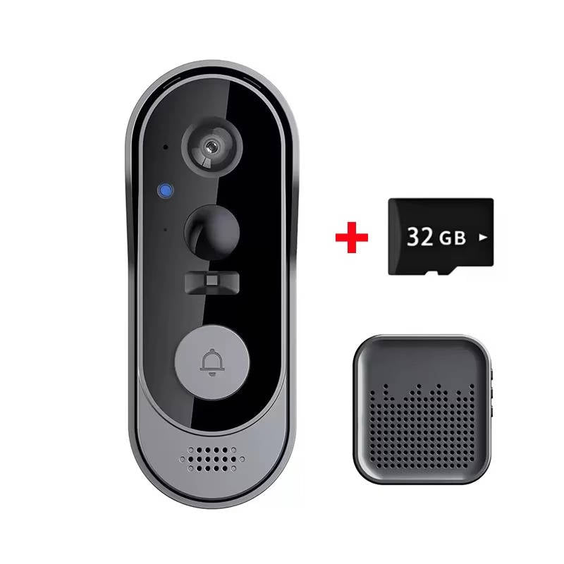 SmartGuard Wireless Video Doorbell – High-Definition Security with Night Vision