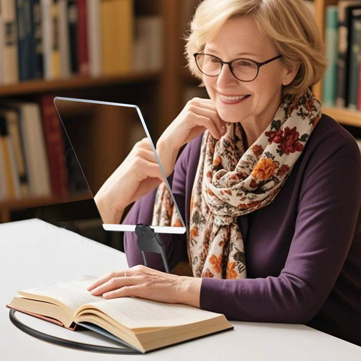 VisionEase Magnifier: Your Hands-Free Reading Companion