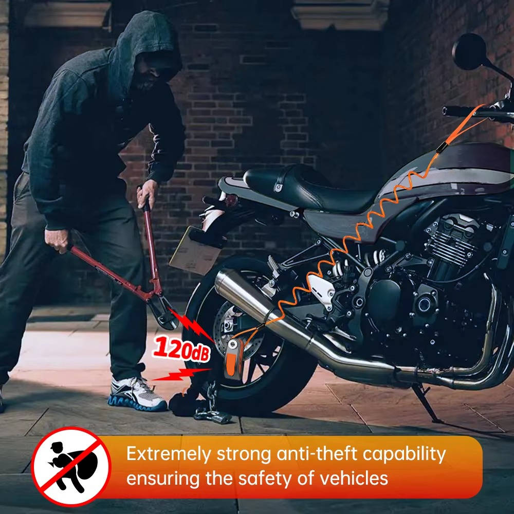 SecureRide Disc Lock with Alarm System