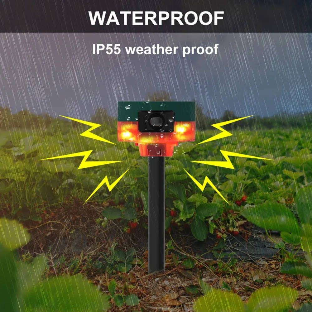 All-Around Solar Pest Deterrent for Garden Protection