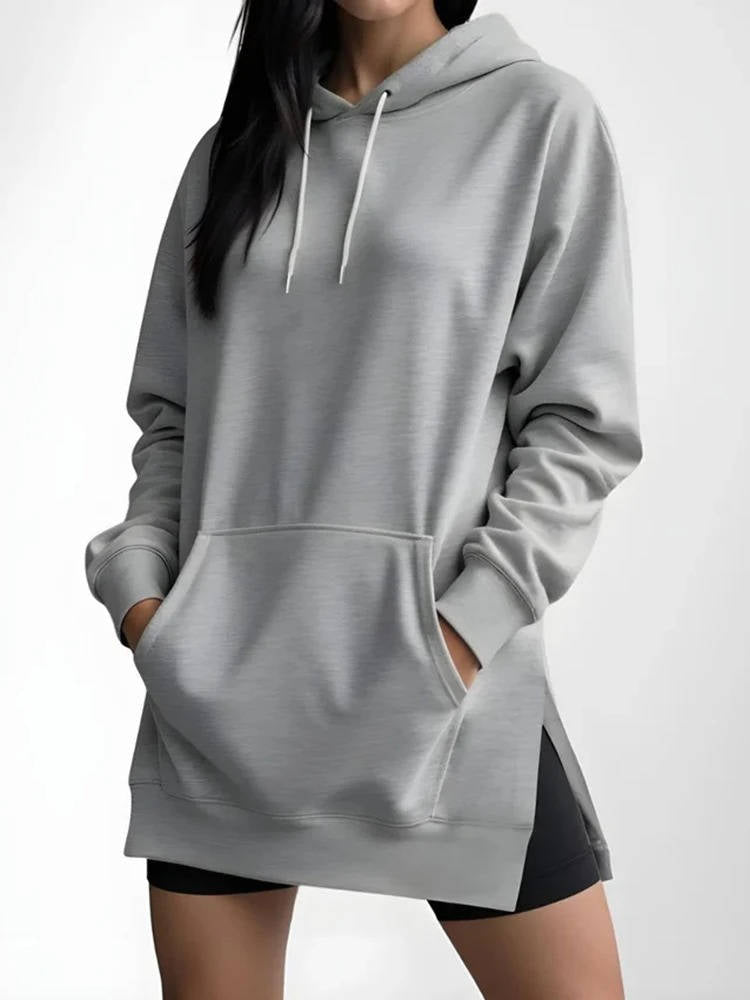 Cozy Long Hoodie Dress for Effortless Style