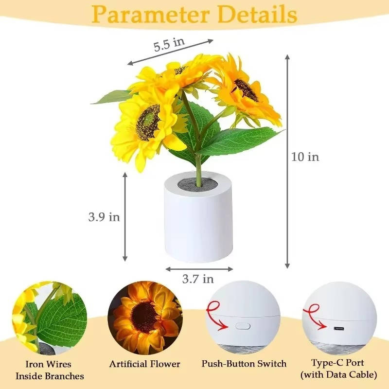 Cozy Blossom LED Night Light
