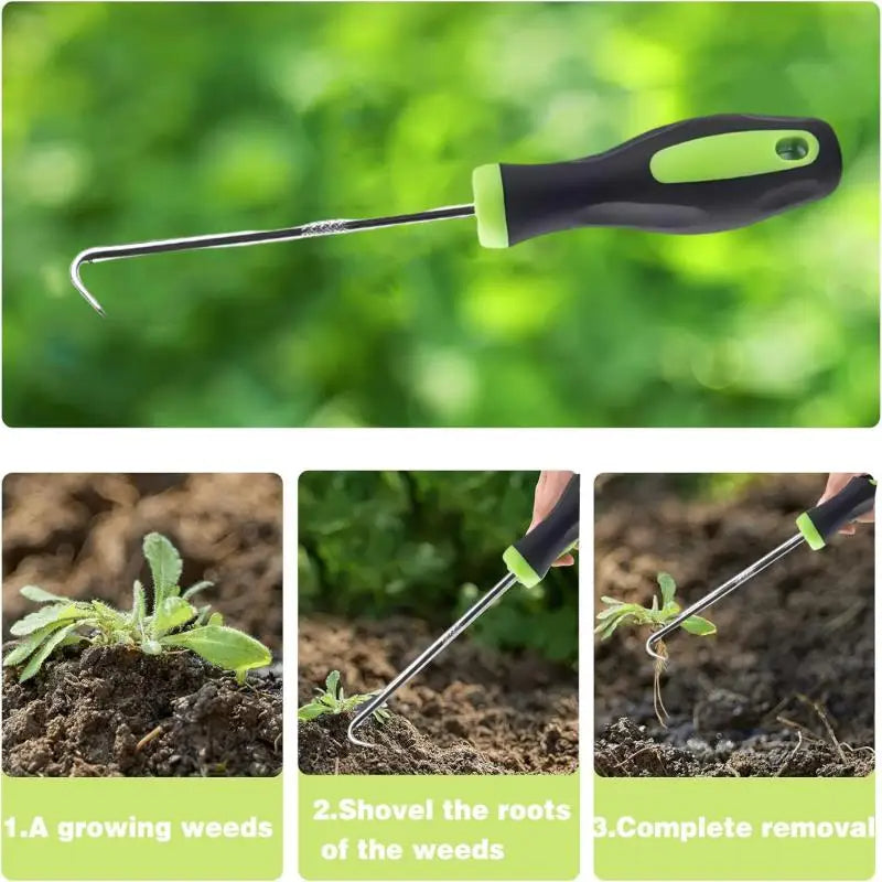 Sturdy Ergonomic Garden Weed Extractor