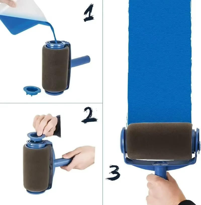 Effortless Paint Roller with Built-in Primer