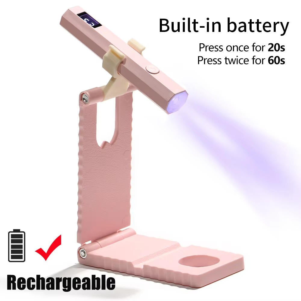 Compact LED Nail Curing Device for On-the-Go Glam