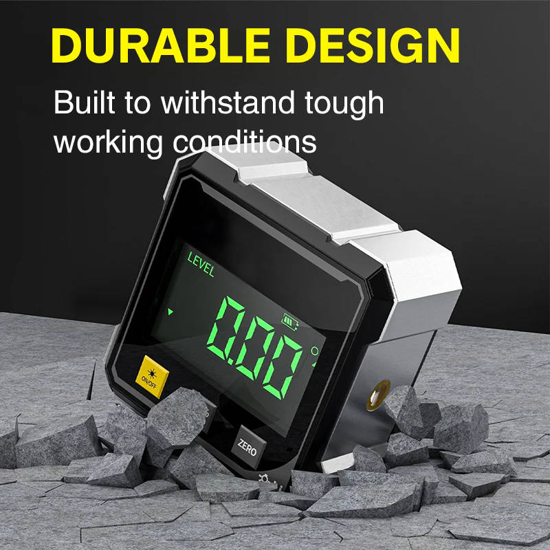 Precision Angle Measurement Tool with Integrated Laser Level