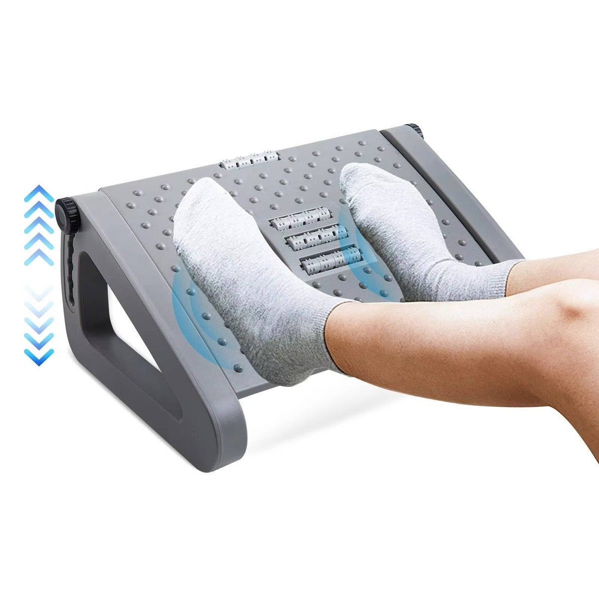 ErgoComfort Adjustable Footrest with Massage Features