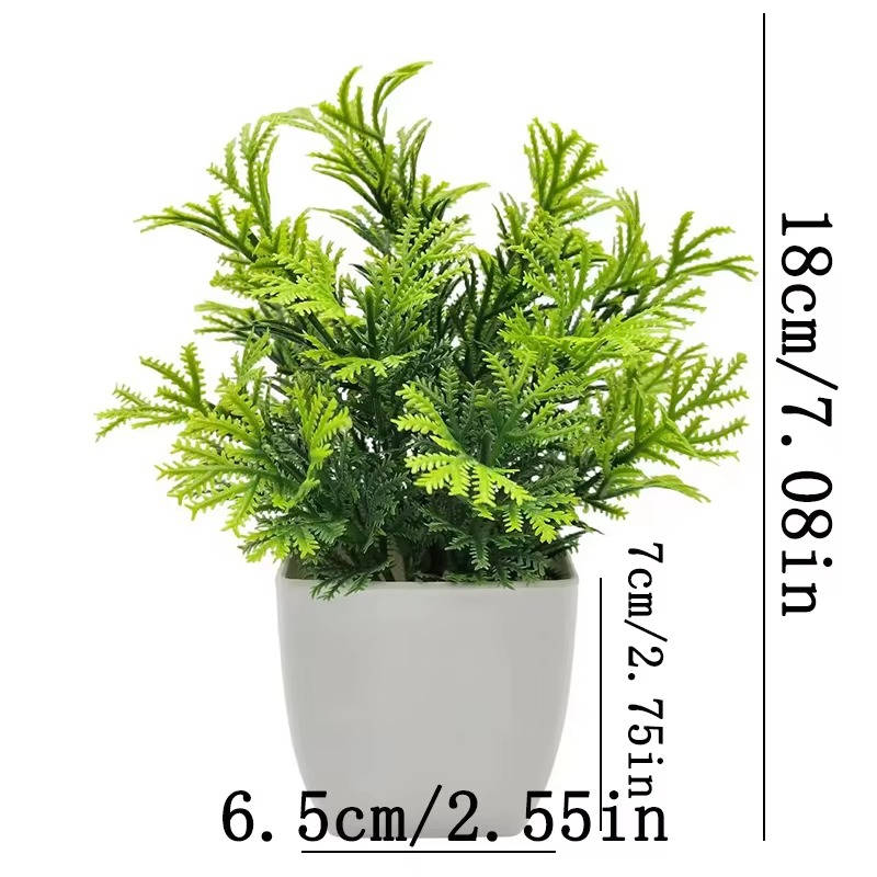 Lifelike Potted Greenery for Effortless Decor