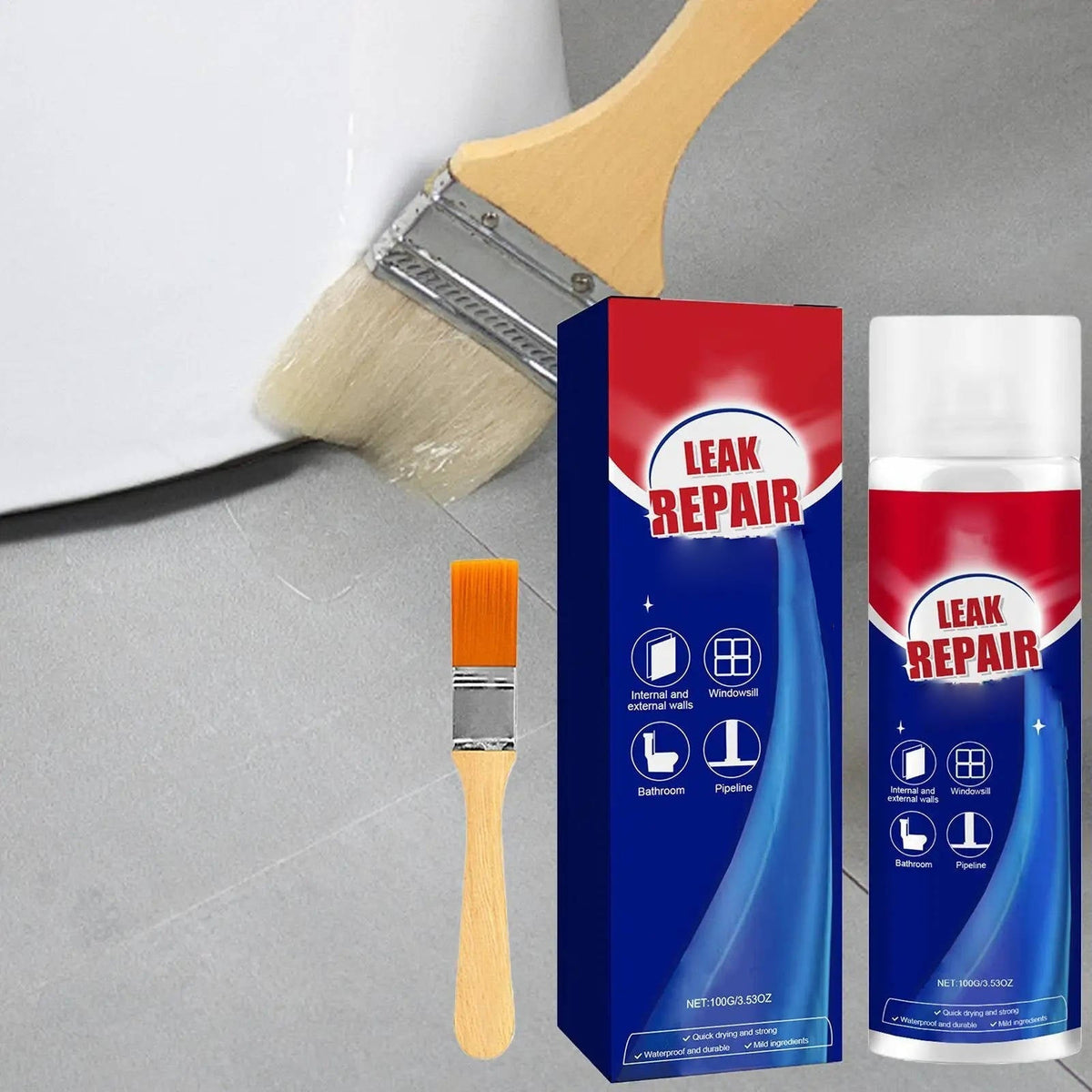 Ultimate Leak Stopper: Waterproof Sealant Spray Duo
