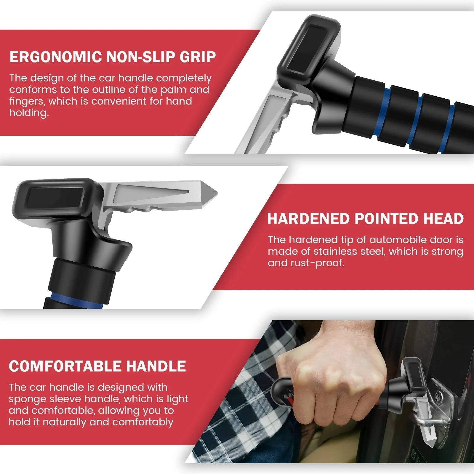 Sturdy Car Exit Assist Handle - 2 Pack