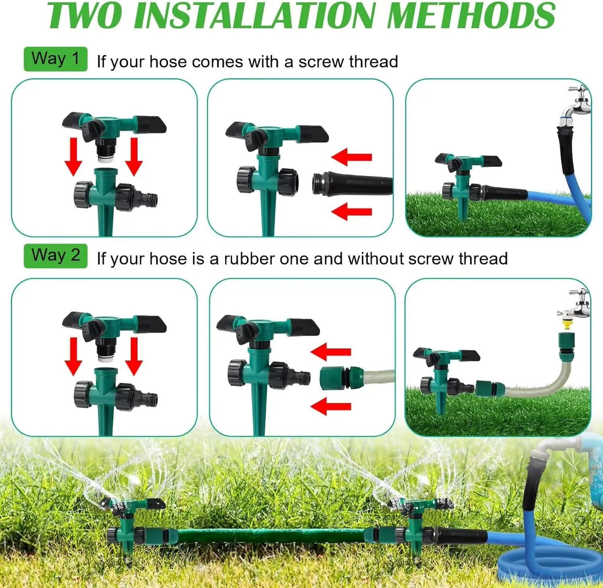 Garden Oasis Sprinkler System Set of 5