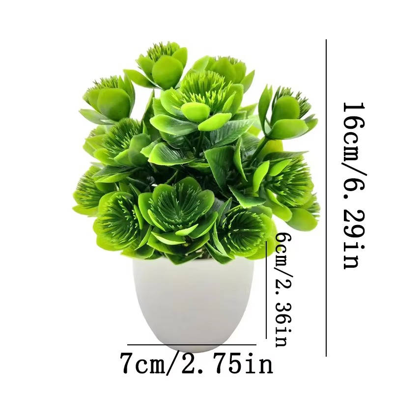 Lifelike Potted Greenery for Effortless Decor
