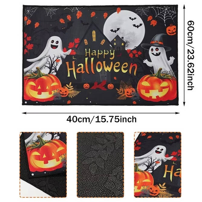 Spooky Welcome Mat for Seasonal Festivities