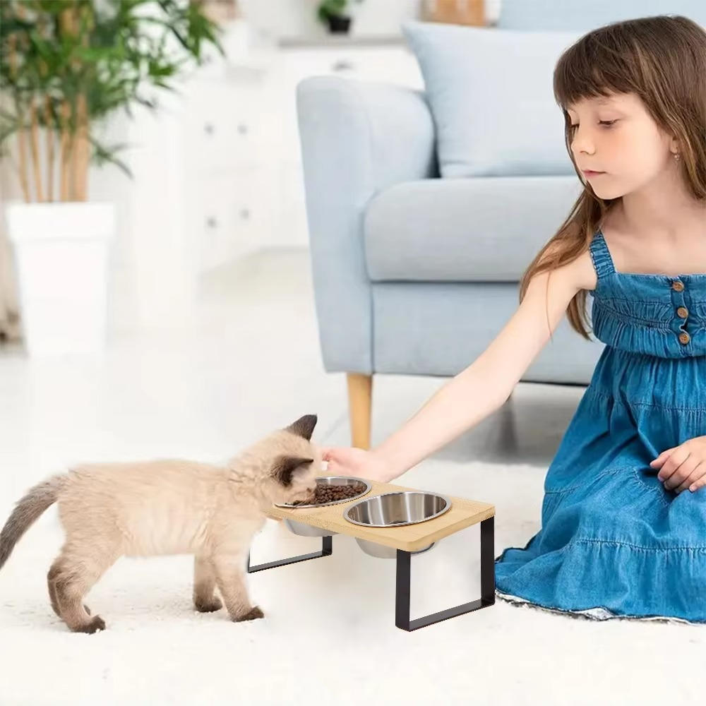 Comfort Elevated Feeding Station for Cats