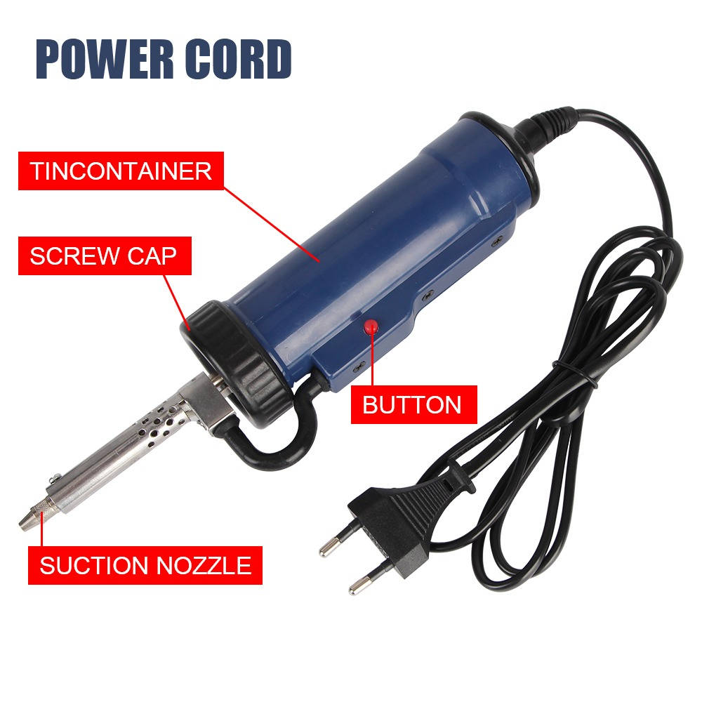 Precision Solder Removal Tool with 3 Customizable Nozzles