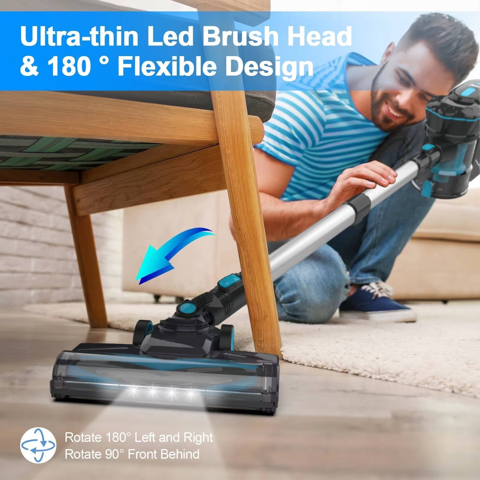Wireless Home Cleaning Solution with Powerful Suction