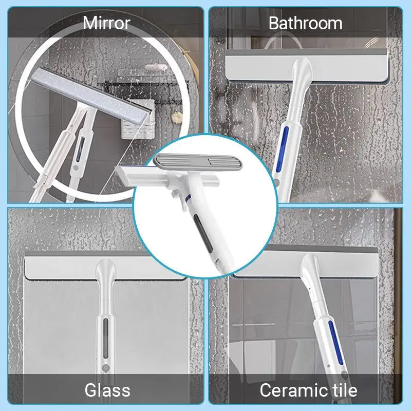Streak-Free Window Cleaning Mop with Integrated Sprayer