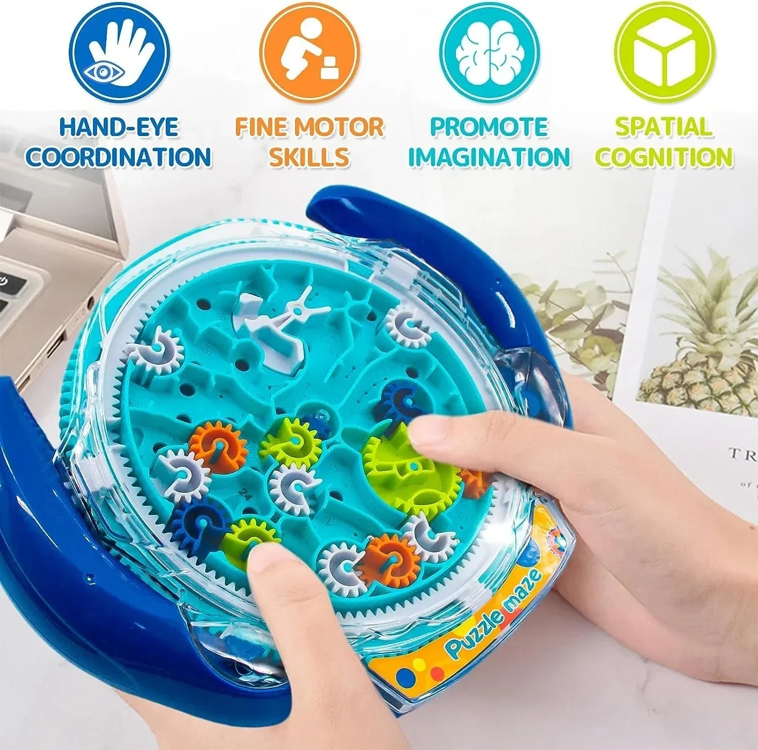 Engaging 3D Maze Puzzle - Stimulating Learning Toy for All Ages